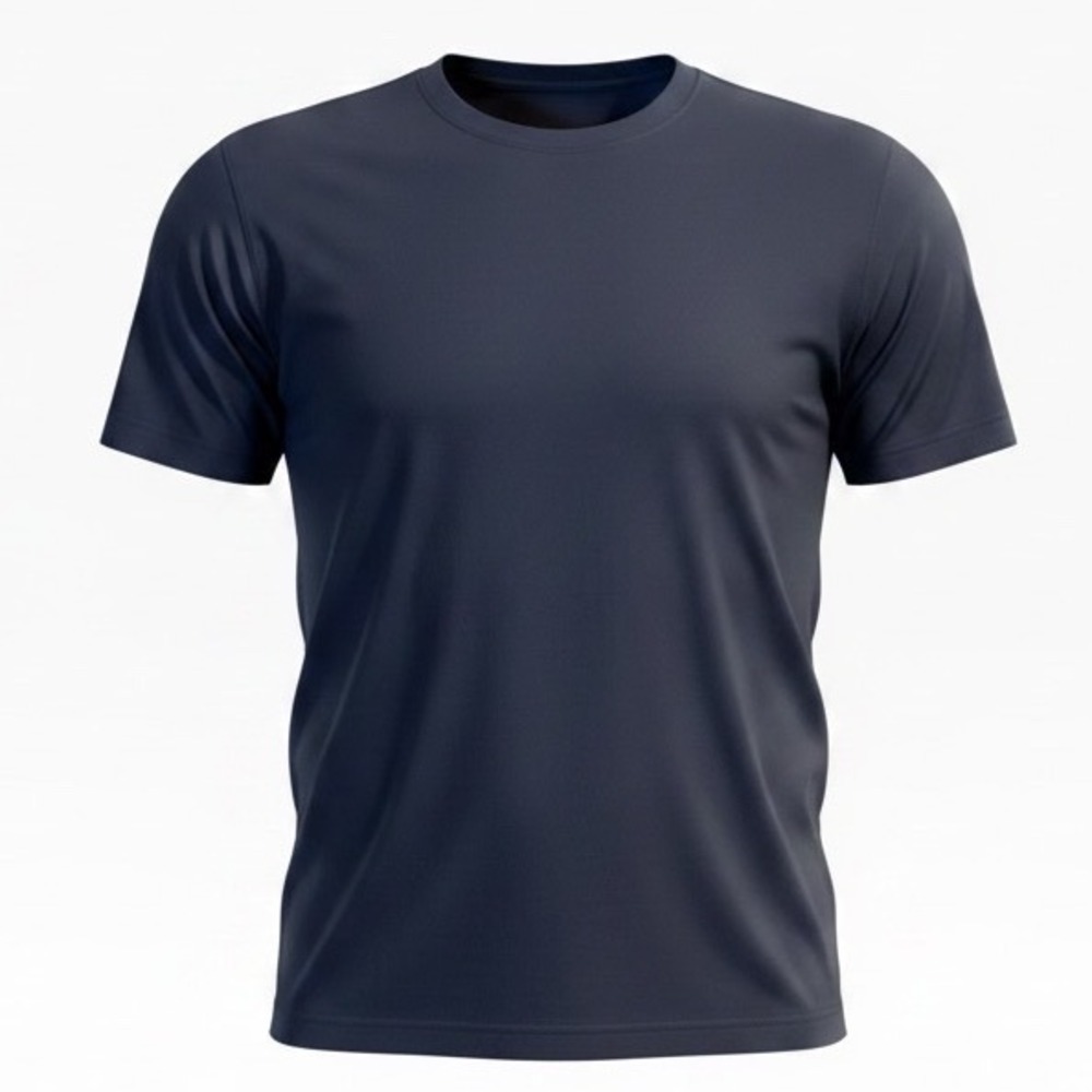 Adidas Men's XL Navy Blue Performance Athletic Short Sleeve Shirt